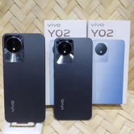 Vivo Y02 3/32 GB Hanphone second fullset batangan original bergaransi