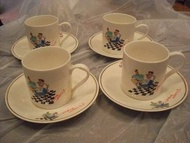 麥斯威爾精美咖啡杯套裝一套四只