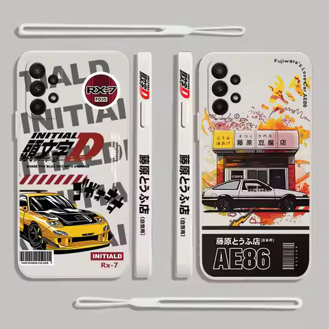 Anime Initial D AE86 Phone Case For Xiaomi Mi 13 12 12T 12S 11 11T Ultra 10 10T 9 9T 9SE 8 Pro Lite 