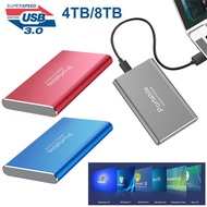 HD External Hard Drive 128TB 60TB 30TB 16TB Portable SSD 8TB 4TB USB 3.0 Type-C Interface High Quali