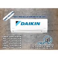 Brand new DAIKIN D-SMART QUEEN SERIES 3hp split type inverter wall mounted aircon FTKC71TVM