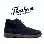 FLORSHEIM Desert Dress Boot Suede Leather Black