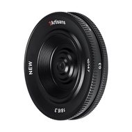 7artisans 18MM F6.3 Mark II UFO Lens Compatible with Sony E Mount, APS-C, Prime Lens, Ultra-Thin Com