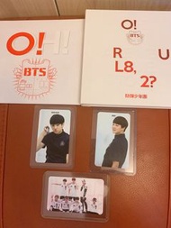 BTS O!RUL8,2? 防彈少年團 小卡 早期 專輯 團卡  V 金泰亨 Jungkook 田柾國 Jin Jimin RM Suga J-hope 中古