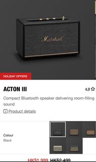 Marshall ACTON III 全新