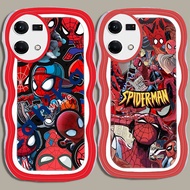 A-107 Spider-man TPU Casing for OPPO Reno 7 7Z 8Z 8 Lite 5G Transparent Case