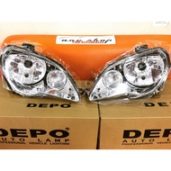 DEPO Proton Gen2,Proton Persona Headlamp Chrome/Black (1Pair L & R)