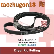 Elba Kelvinator Beko 7PH1930 6PH1930 7PH1930H 7PH 6PH 1930 Dryer Washing Machine Rubber Rib Belt Bel
