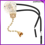 🎃 Ceiling Light Pull Chain 3A 220V hingga 250V Gantung dengan 2 Pcs Kawalan Manual Acak