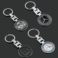 1ชิ้นปรับแต่งพวงกุญแจรถยนต์สำหรับ Mercedes Benz AMG W204 W203 W205 W212 W211 W124 W210 CLA CLK GLK SL ML Key พวงกุญแจ