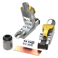 [GHMT & DSX8000 Certified Cat8 Ethernet Cable Connector (12-Pack) RJ45 Metal Tool Free Easy Terminat