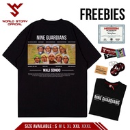 World Story Clothes - Black Javanese Wali Songo T-Shirt