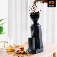 NEW! ETZEL เครื่องบดเมล็ดกาแฟ stepless เฟืองไทเทเนียม รุ่น SN016 Single Dose Coffee Grinder Titanium