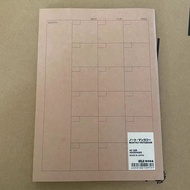 MUJI MUJI Plain Notebook Plain Color Monthly Weekly Planner Daily Schedule Book Popular Style