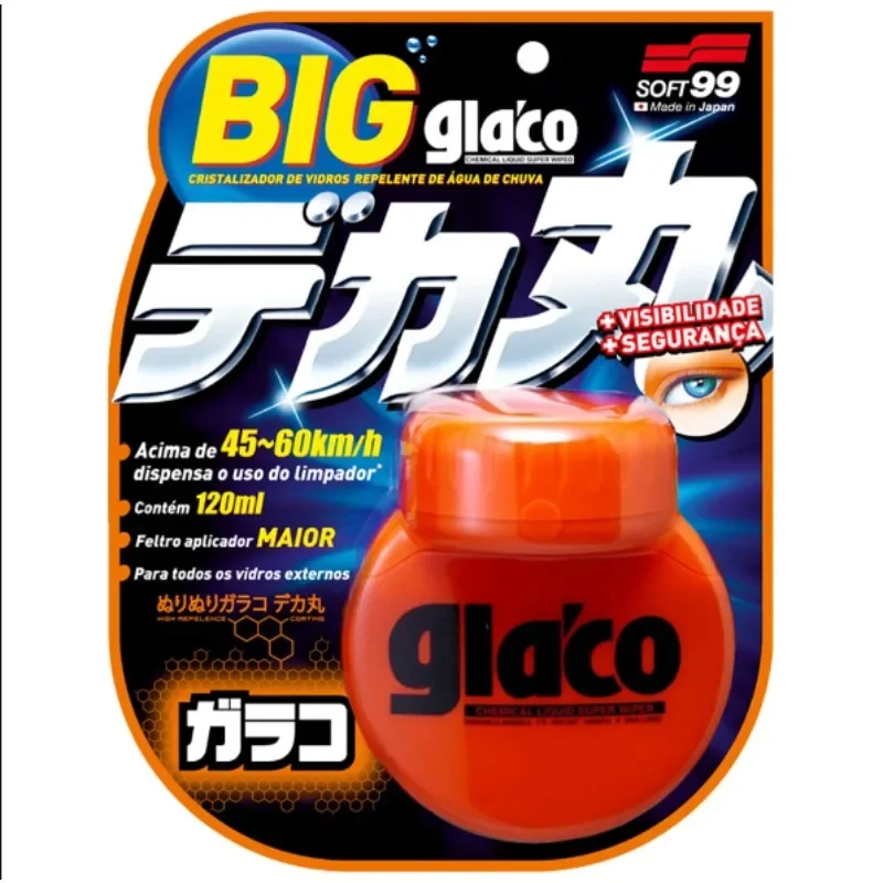 120ML Soft99 Glaco Japan Car Windshield Glass Water Rain Repellent Glass Hydrophobic Coating Anti-rain Treatment for Car Glass