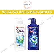 Combo 2 Chai Dầu gội Clear Men và Clear Bạc Hà Thái Lan mẫu mới