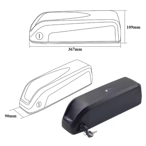 Hailong Kasen Kabbit Plus Classic Down Tube ebike battery 48V 14.5AH 20AH for P-51 Gen 3 2 MonoStorm
