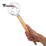[Available] Manual Danish Dough Whisk Baking Pastry Blender Flour Whisk Bread Mixer for Bread