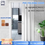 MEITIAN PVC Sliding Door/ Folding Door/ Partition Track Door/ Toilet Door/ Bathroom Kitchen Folding Door