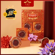 12 Boxes (1gr / Box) Saffron Super Negin Red Gold Mohammad Iran Genuine [Free DUBAI Oil]