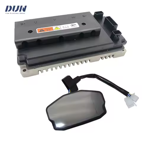 VOTOL EM70 Controller 70A Peak 230A 1000W-2000W with DKD One-Line Display Speedometer For In-Wheel H