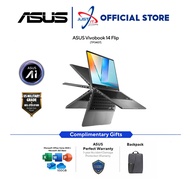 ASUS VIVOBOOK 14 FLIP TP3407S-ASG249WS 14" WUXGA OLED TOUCH LAPTOP ( U7-258V / 32GD5X / 512GB SSD/ W