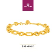 HABIB 999/24K Yellow  Gold Bracelet WWGB2370524