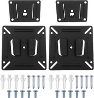 2 Sets Monitor Wall Mount Bracket for 14-24 Inch LCD TV Monitors Advertising Machines Industrial Scr