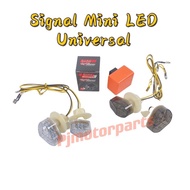 Y15/Y15ZR/LC 135 NEW/FZ150/R15/R25/MT07/MT09/R6/R1 (Universal) LED Signal Light Lamp Lampu Mini Keci