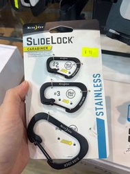 Nite Ize - SlideLock® D字扣#234-黑鈦 - 3 Pack - CSLC-01-R6