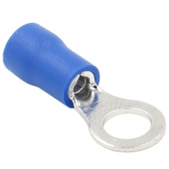 Heschen Ring Terminal Crimp Connectors Vinyl Insulated Wire Electrical Connector, RV2-5S, Stud Size 