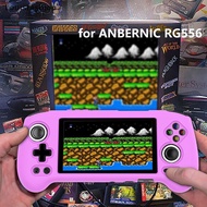 Louisfashion Dust-Proof Silicone Game Console Protective Case For ANBERNIC RG556 Handhold Gaming Mac