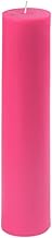 Zest Candle CPZ-2913_12 12-Piece Pillar Candle, 2" x 9", Hot Pink