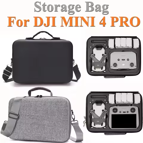 For DJI MINI 4 PRO Drone Storage Portable Bag Carrying Handbag Fly-more Combo Crossbody Case For DJI