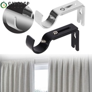 QINSHOP Curtain Rod Brackets Hardware Window Curtain Rod Support Curtain Rod Holder Rod Bracket