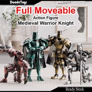 1/12 Movable Medieval Warrior Action Figures Knight Armor multi jointed robot mannequin creative Toy
