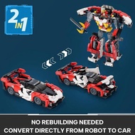 SILLBIRD TRANSFORMIERENDE ROBOTER-BAUSPIELZEUG-SETS FR ERWACHSENE ODER KINDER IM ALTER VON 8-16 JAHR