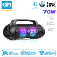 W-KING D10 70W Deep Bass Portable Speakers Bluetooth Wireless 120W Max Loudest Bluetooth Speaker IPX