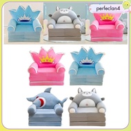 [Perfeclan4] Foldable Kids Sofa Cover Mini Sofa Tier Washable Kids Couch Cover Sofa Furniture Protector for Bedroom Home