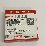 SYM Motors Sanyang 91003-M8Q-000 Bearing 6301T