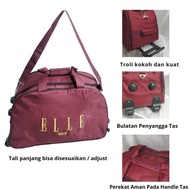 ELLE PARIS TROLLEY BAG TAS TROLLY PAKAIAN JUMBO