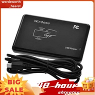 USB RFID Reader 125khz EM4100 ID Contactless Sensitivity Smart Card Reader TK4100 Support Window Sys