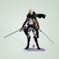Attack on Titan Figurine Decoration figma446#Elvin Elvin Commander Anime Figure Model