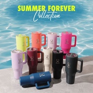 OVER CUP Flask Insulated 1.2L OVER Cup Durable 1200ML Straw Lid Cap With Handle Tumbler OVER Cup