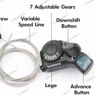 Shimano 7 Speed Shifter Right Shifter 7 Speed Bicycle Model Tx30 Free Shipping