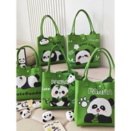 New Chengdu Hot Sale Panda Grandpa Bag Big Bag Tote Bag Shoulder Bag Knitted Bag Tote Bag