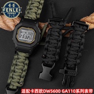 For Casio G-SHOCK DW5600 GW-M5610 GW5000 nylon Watchband GA100/110/120/300/400/700 canvas Watch stra