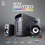 Nubwo ลำโพงพร้อมซับวูฟเฟอร์ MATTEO Speaker ไฟ RGB เบสแน่น คมชัด ปรับไฟได้ 6 โหมด รุ่น NX-S4 สินค้ารั