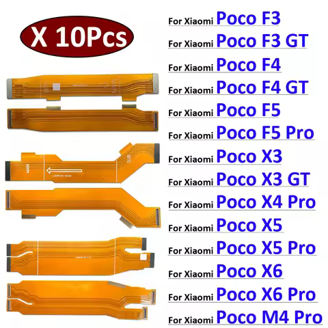 10Pcs, New For Xiaomi Poco F1 F2 F3 F4 F5 GT X3 X4 X5 X6 M4 Pro 4G 5G Main Board Motherboard Connect