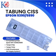 CISS WF-C5390 INK TUBE/5890 WITHOUT CHIP WITHOUT INK